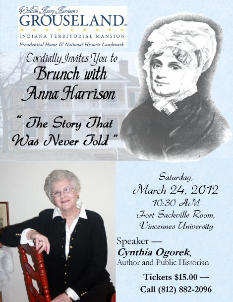 Brunch with Anna Harrison - The Story That Was Never Told (Flyer)